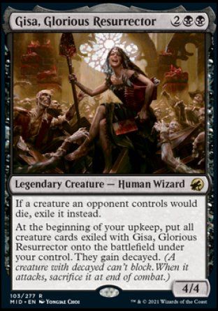 Gisa, Glorious Resurrector (Innistrad: Midnight Hunt) Trading Card