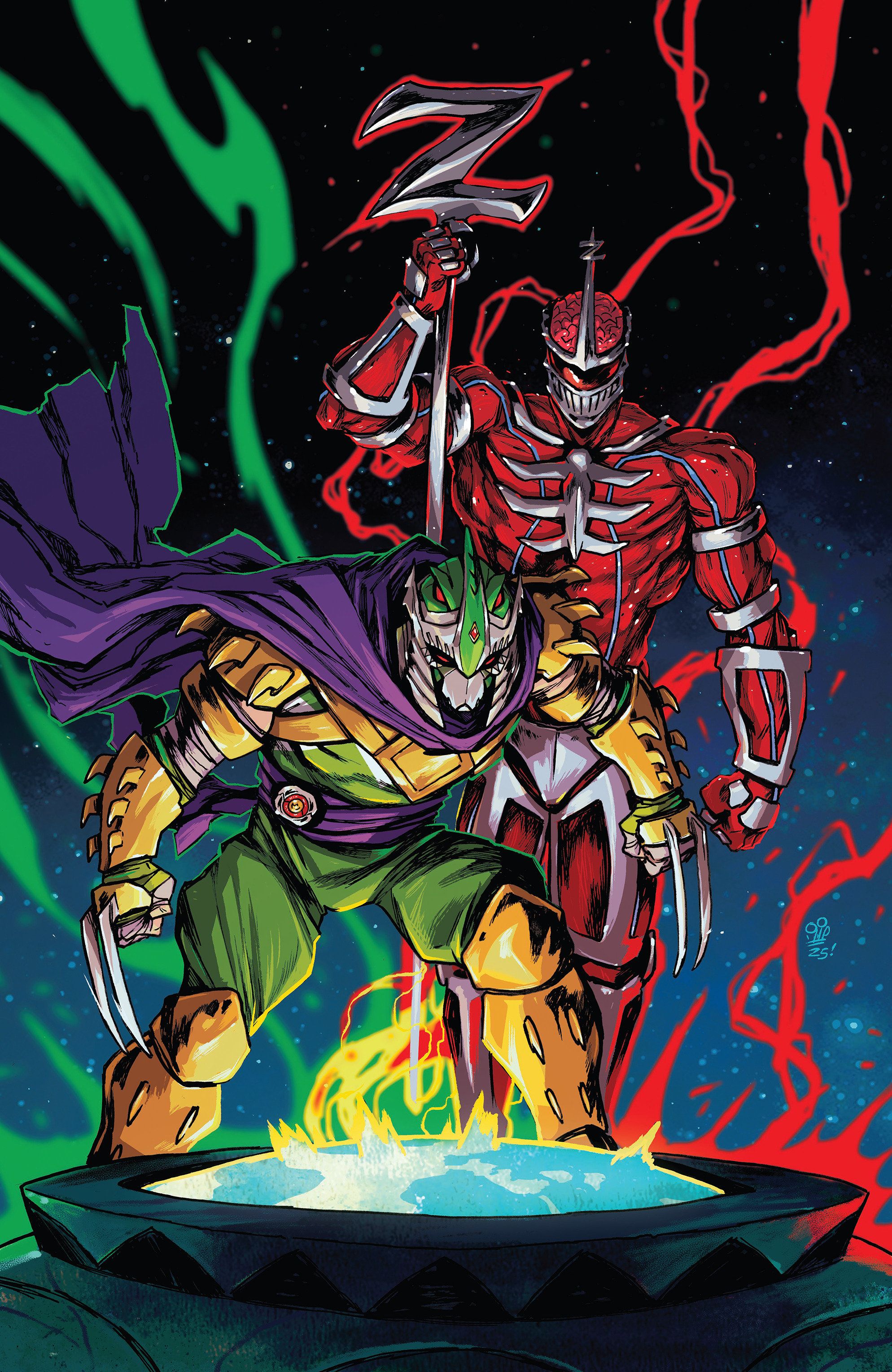 Mighty Morphin Power Rangers/ Teenage Mutant Ninja Turtles III #2 (I 1:200 Incv Full Art Dialynas) Comic