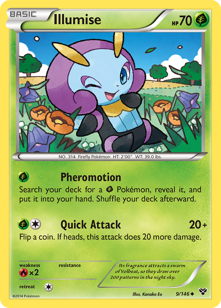 Illumise (9/146) - XY Pokémon Card