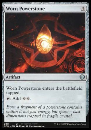Worn Powerstone (Starter Commander Decks) Trading Card