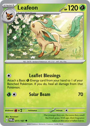 Leafeon (11/167) - Twilight Masquerade