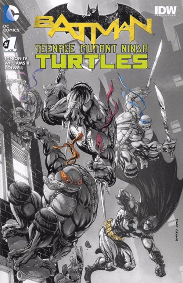 Batman/Teenage Mutant Ninja Turtles #1 (Hastings Black and White Edition)
