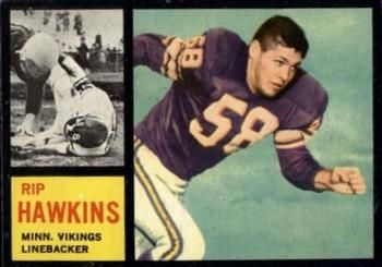 Rip Hawkins 1962 Topps #98 Sports Card