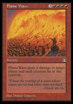 Flame Wave (Stronghold) Trading Card