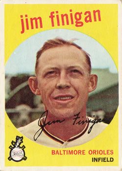 Jim Finigan 1959 Topps #47 Sports Card