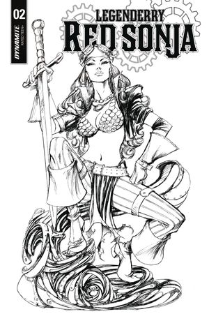 Legenderry Red Sonja #2 (Cover B 10 Copy Benitez B&w In)