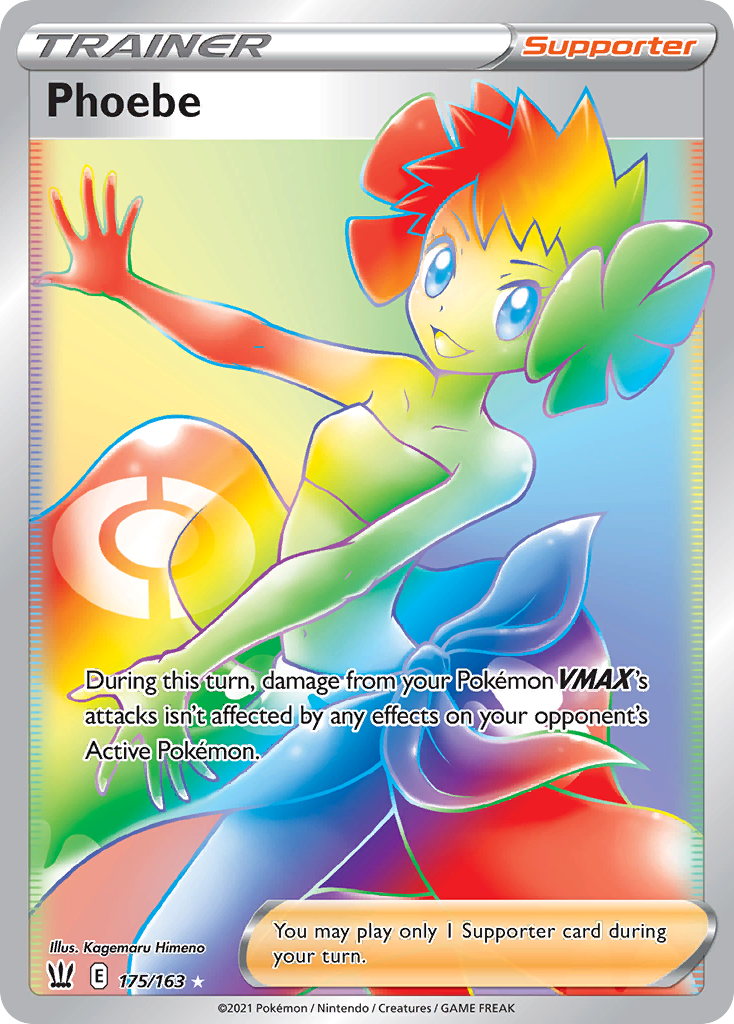 Phoebe (Trainer: Supporter) (175/163) - Battle Styles Pokémon Card