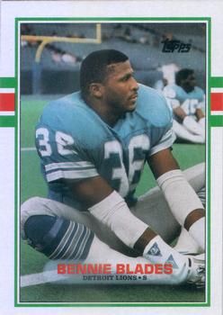 Bennie Blades 1989 Topps #365 Sports Card