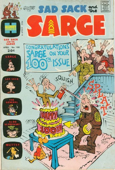 Sad Sack And The Sarge #100 Comic