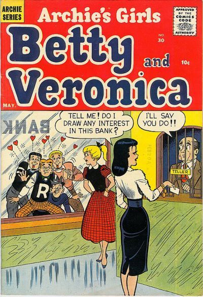Archie's Girls Betty and Veronica #30 Comic