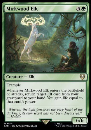 Mirkwood Elk (The Lord of the Rings Commander Decks) Trading Card