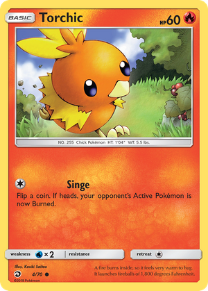 Torchic (4/70) - Dragon Majesty