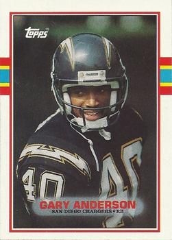 Gary Anderson 1989 Topps #306 Sports Card