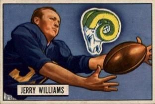Jerry Williams 1951 Bowman #114 Sports Card