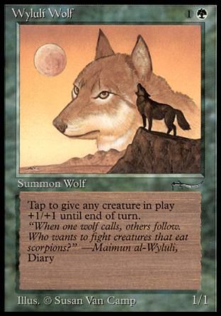 Wyluli Wolf (Arabian Nights) Trading Card