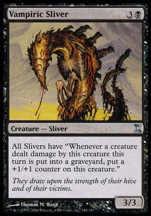 Vampiric Sliver (Time Spiral) Trading Card