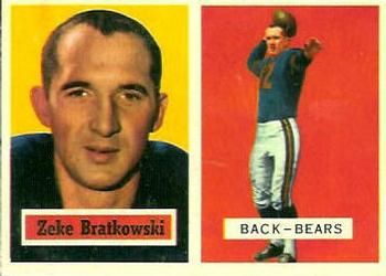 Zeke Bratkowski 1957 Topps #140 Sports Card