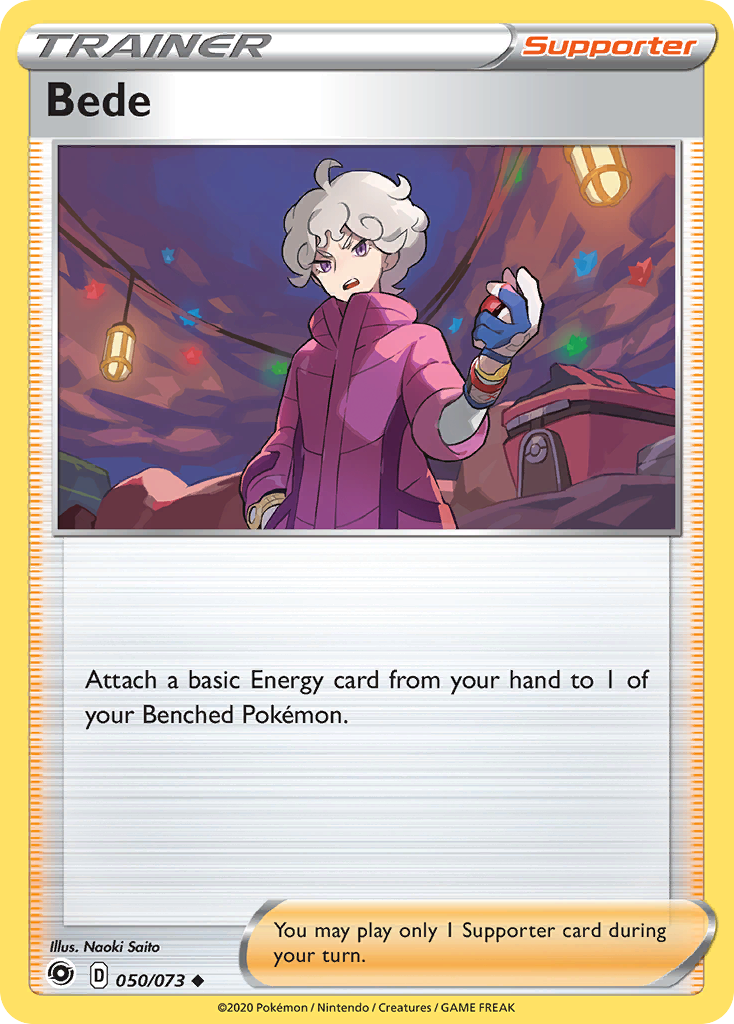 Bede (50/73) - Champion's Path Pokémon Card