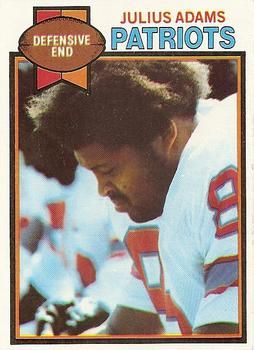 Julius Adams 1979 Topps #242 Sports Card