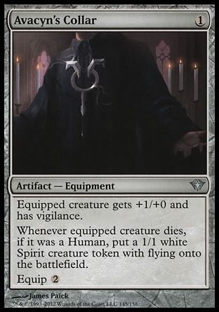 Avacyn's Collar (Dark Ascension) Trading Card