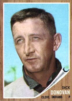 Dick Donovan 1962 Topps #15 Sports Card