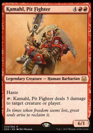 Kamahl, Pit Fighter (Mind vs. Might) Trading Card