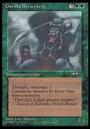 Gorilla Berserkers (Alliances) Trading Card