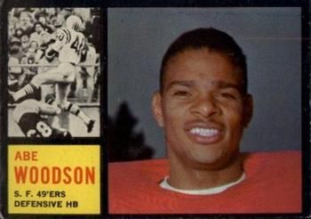 Abe Woodson 1962 Topps #161 Sports Card