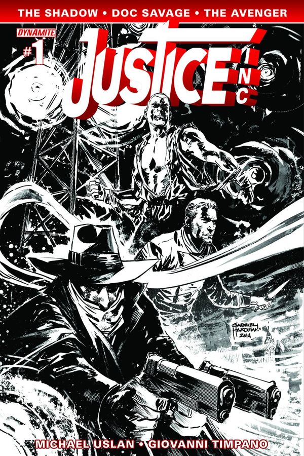 Justice Inc #1 (10 Copy Hardman B&amp;w Incv)