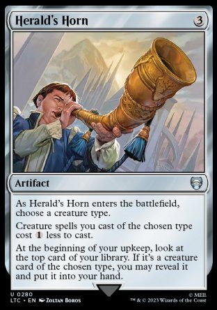 Herald's Horn (The Lord of the Rings Commander Decks) Trading Card