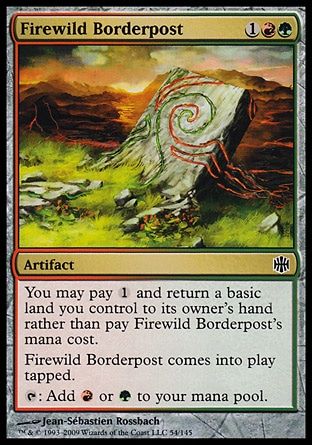 Firewild Borderpost (Alara Reborn) Trading Card