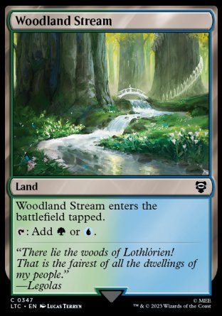 Woodland Stream (The Lord of the Rings Commander Decks) Trading Card