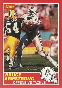 Bruce Armstrong 1989 Score #201 Sports Card