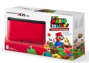 Nintendo 3DS XL [Red with Super Mario 3D Land]