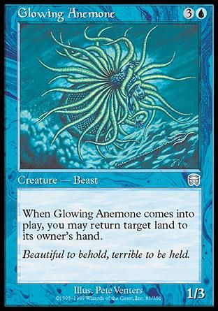 Glowing Anemone (Mercadian Masques) Trading Card