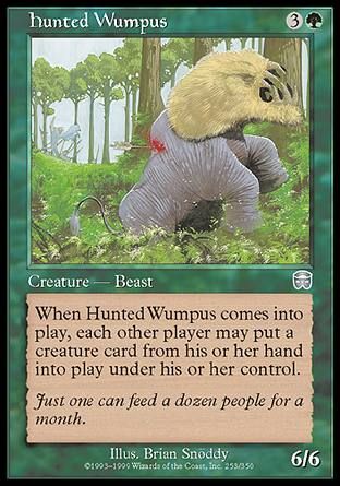 Hunted Wumpus (Mercadian Masques) Trading Card