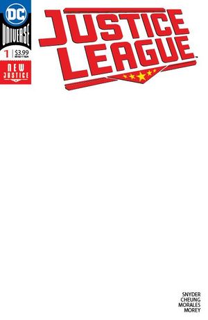 Justice League #1 (Blank Variant Cover)