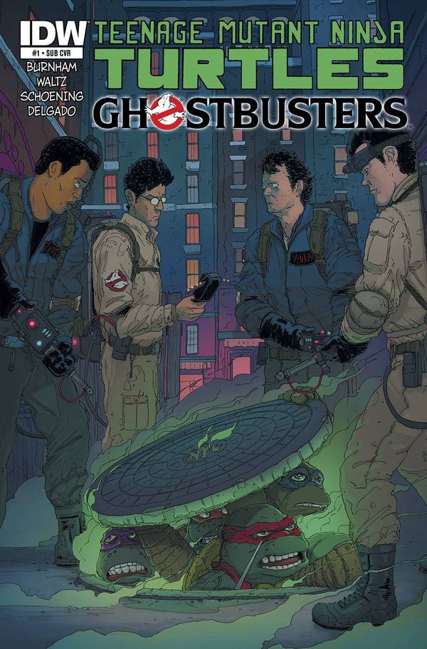 Teenage Mutant Ninja Turtles/Ghostbusters #1 (Subscription Variant)