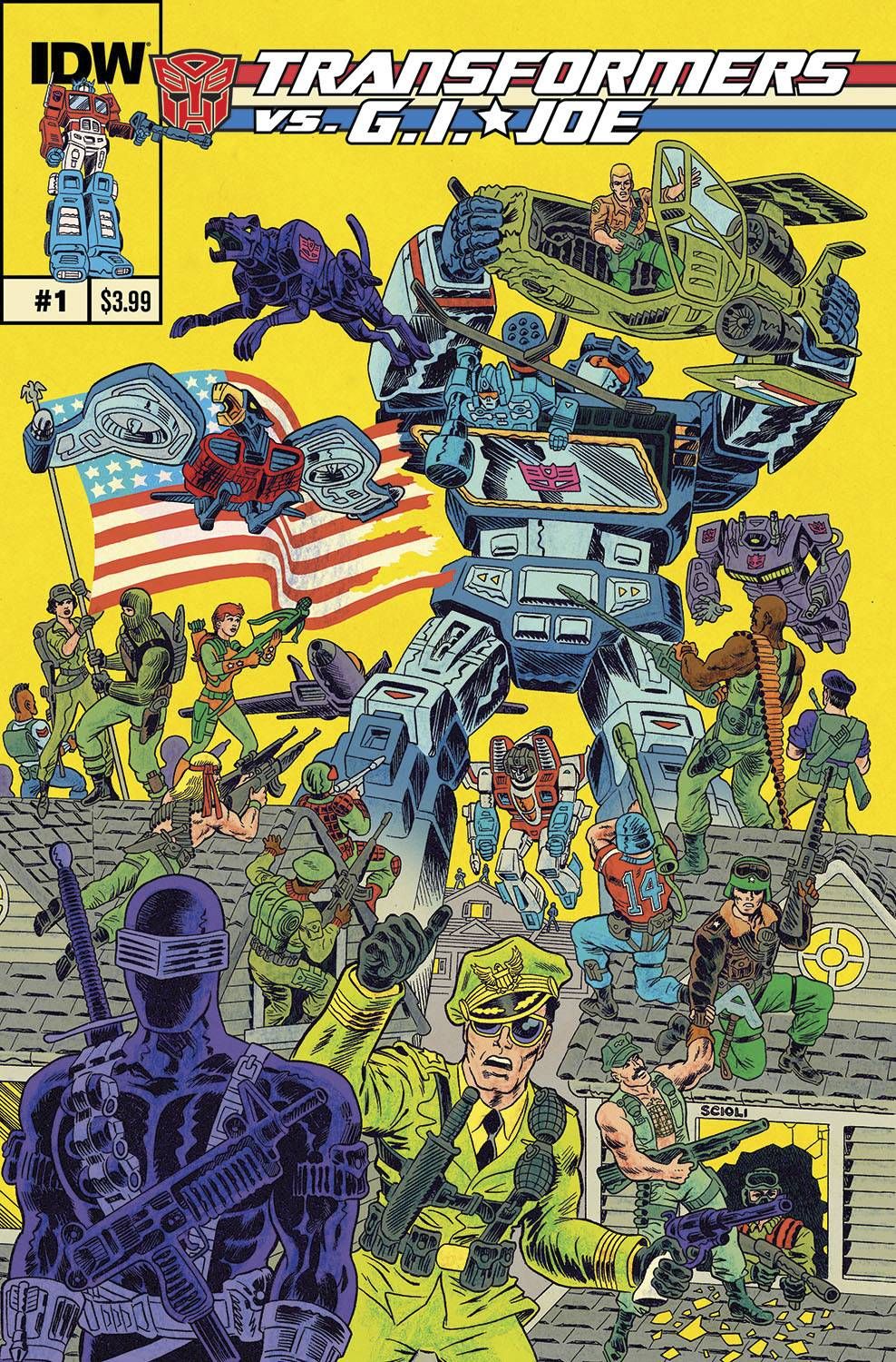 Transformers Vs G.I. Joe #1 Comic