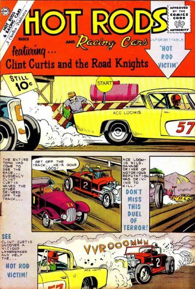 Hot Rods and Racing Cars #56 Comic