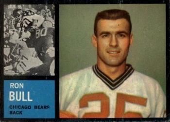 Ron Bull 1962 Topps #24 Sports Card