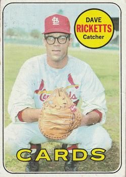 Dave Ricketts 1969 Topps #232 Sports Card