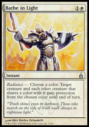 Bathe in Light (Ravnica: City of Guilds) Trading Card