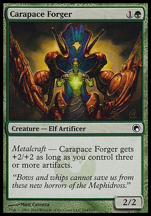 Carapace Forger (Scars of Mirrodin) Trading Card