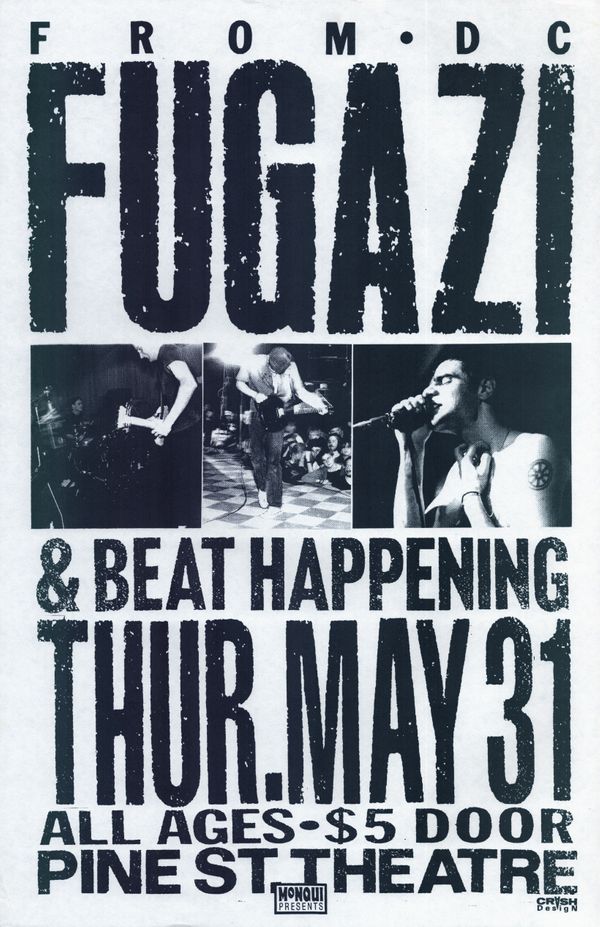 MXP-62.5 Fugazi & Beat Happening Pine Street Theatre 1989