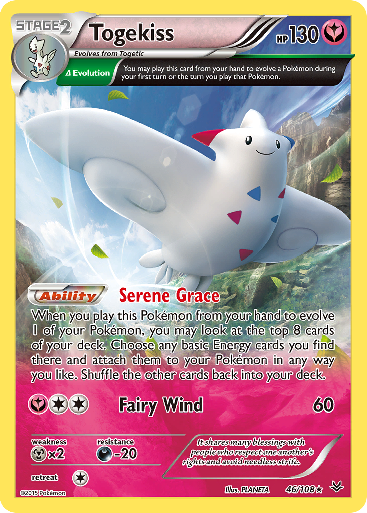 Togekiss (46/108) - Roaring Skies Pokémon Card