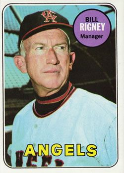 Bill Rigney 1969 Topps #182 Sports Card