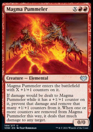 Magma Pummeler (Innistrad: Crimson Vow) Trading Card