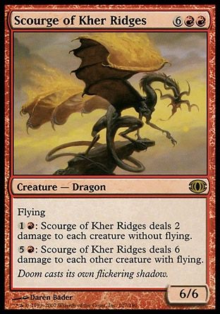 Scourge of Kher Ridges (Future Sight) Trading Card