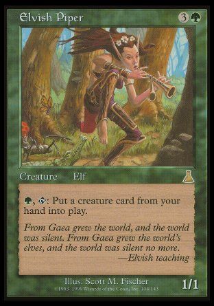 Elvish Piper (Urza's Destiny) Trading Card